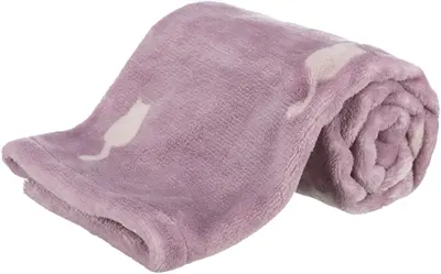 Trixie kattendeken Lilly bes/paars 70 x 50 cm – extra soft pluche