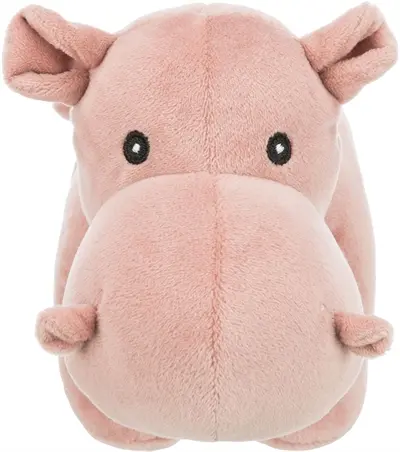 Trixie pluche nijlpaard 25 cm – hondenknuffel met pieper - Afbeelding 2
