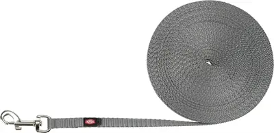 Trixie sleeplijn extra licht voor kleine honden grafiet grijs 10 m x 1 cm