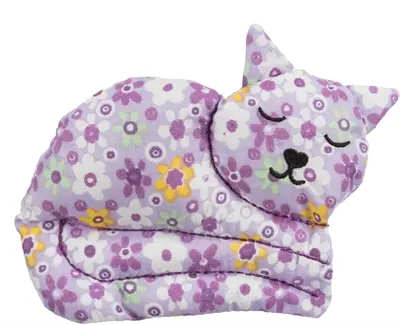 Trixie stoffen kat met valeriaan 13 cm – katoen met bloemetjesprint - Afbeelding 5