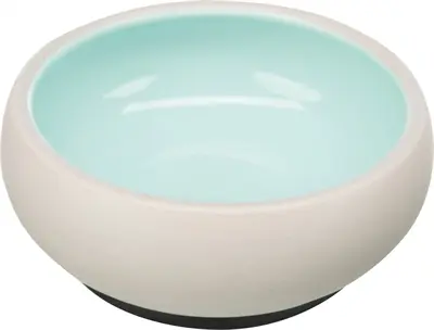 Trixie voerbak keramiek two-tone 11 cm 300 ml – 4 stuks assorti - Afbeelding 2