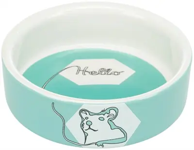 Trixie voerbak keramiek Strip cavia 11 cm 250 ml – assorti - Afbeelding 3
