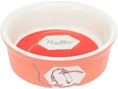 Trixie voerbak keramiek Strip konijn 11 cm – assorti - Afbeelding 2
