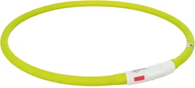 Trixie lichtgevende halsband USB Flash Light groen 70 x 1 cm – oplaadbaar