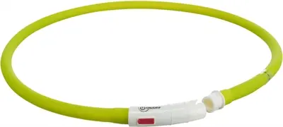 Trixie lichtgevende halsband USB Flash Light groen 70 x 1 cm – oplaadbaar - Afbeelding 4