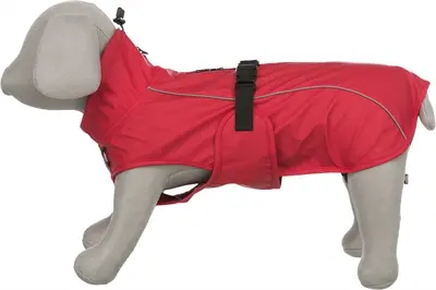 Trixie regenjas Vimy rood 30 cm – water- en winddicht - Afbeelding 3