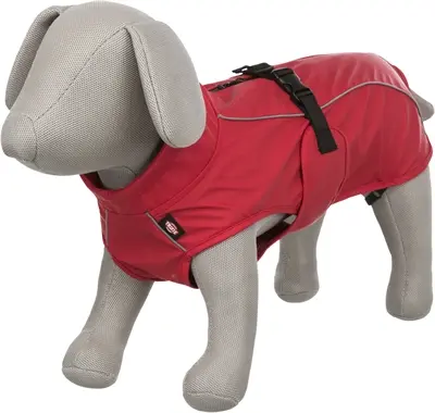 Trixie regenjas Vimy rood 40 cm – water- en winddicht - Afbeelding 2