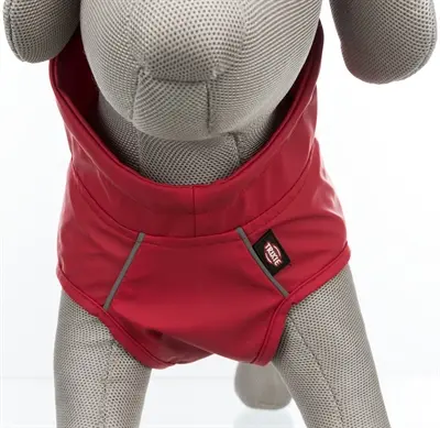 Trixie regenjas Vimy rood 45 cm – water- en winddicht - Afbeelding 4