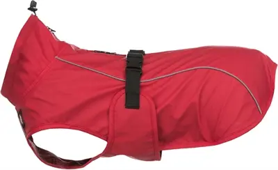 Trixie regenjas Vimy rood 80 cm – water- en winddicht