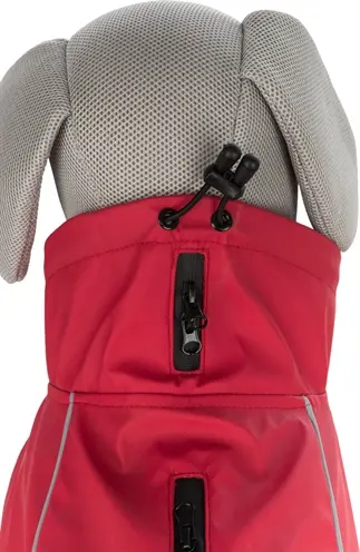 Trixie regenjas Vimy rood 80 cm – water- en winddicht - Afbeelding 6