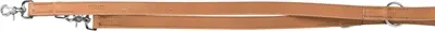 Trixie Rustic vetleren riem Heartbeat bruin 200 x 2,5 cm – verstelbaar