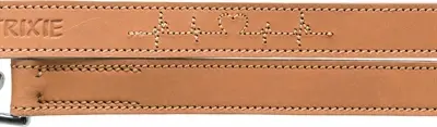 Trixie Rustic vetleren riem Heartbeat bruin 200 x 2,5 cm – verstelbaar - Afbeelding 4