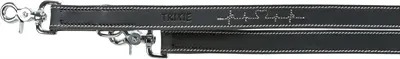 Trixie Rustic vetleren riem Heartbeat zwart 200 x 2,5 cm – verstelbaar - Afbeelding 2