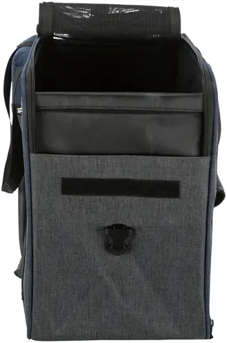 Trixie hondentas en rugzak Tara 2-in-1 grijs-blauw 50 x 25 x 38 cm - Afbeelding 3
