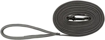 Trixie Fusion sleeplijn grafietgrijs 5 m x 17 mm – rubber, slipvast - Afbeelding 4