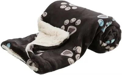 Trixie hondendeken Jimmy donkerbruin-crème 100 x 70 cm – pluche