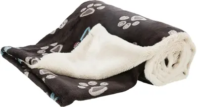 Trixie hondendeken Jimmy donkerbruin-crème 150 x 100 cm – pluche