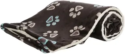 Trixie hondendeken Jimmy donkerbruin-crème 150 x 100 cm – pluche - Afbeelding 2