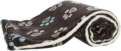 Trixie hondendeken Jimmy donkerbruin-crème 150 x 100 cm – pluche - Afbeelding 3