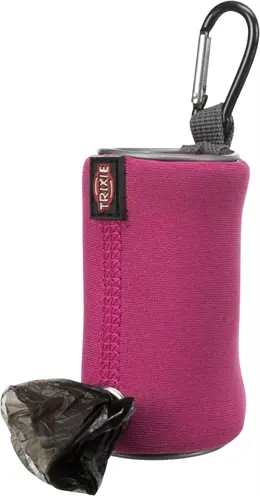 Trixie poepzakhouder neopreen met 20 zakjes – assorti, met haak - Afbeelding 4
