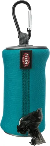 Trixie poepzakhouder neopreen met 20 zakjes – assorti, met haak - Afbeelding 6