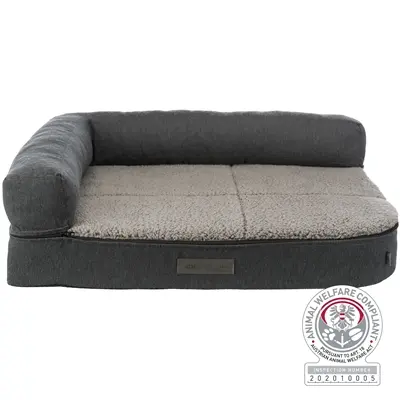 Trixie Vital hondenmand Bendson sofa grijs 100 x 80 cm – orthopedisch - Afbeelding 4