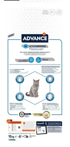 Advance kattenvoer Sterilized Turkey 15 kg – kalkoen - Afbeelding 5