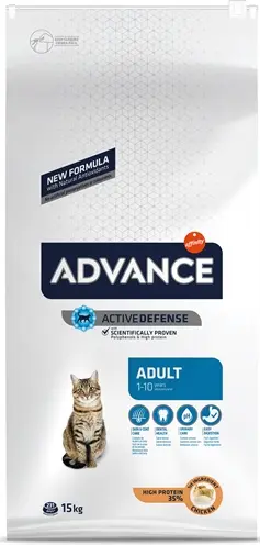 Advance kattenvoer Adult Kip/Rijst 15 kg – ondersteunt weerstand - Afbeelding 4
