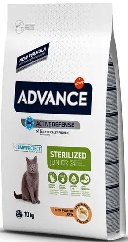 Advance kattenvoer Junior Sterilized Kip 10 kg