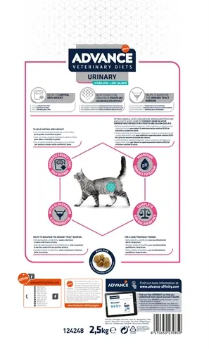Advance Veterinary Diet kat Urinary Sterilized 2,5 kg – minder calorieën - Afbeelding 5
