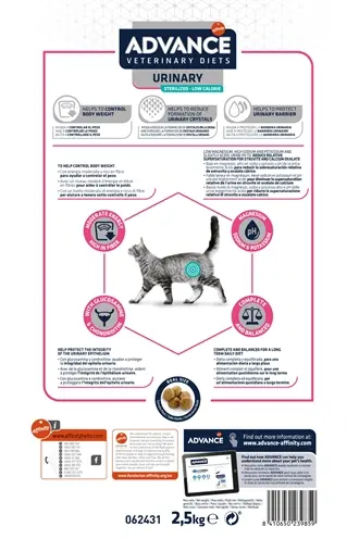 Advance Veterinary Diet kat Urinary Sterilized 2,5 kg – minder calorieën - Afbeelding 7