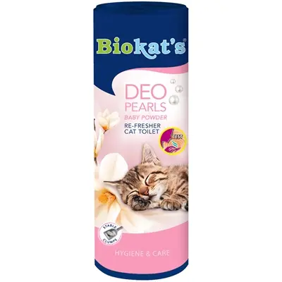 Biokat's Deo Pearls Baby Powder 700 g – kattenbakdeodorant korrels