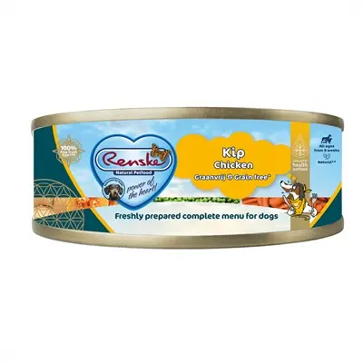 Renske hondenvoer vers gestoomd vlees kip 24 x 95 g – graanvrij - Afbeelding 4