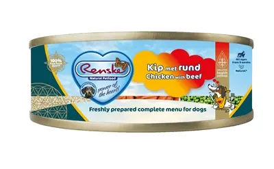 Renske hondenvoer vers vlees kip en rund 24 x 95 g – glutenvrij - Afbeelding 4
