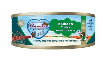 Renske hondenvoer vers vlees kalkoen 24 x 95 g – graanvrij - Afbeelding 4