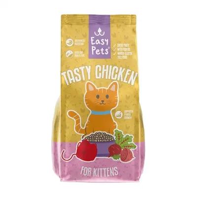 Easypets kittenvoer Tasty Chicken Kitten 1,5 kg – kip