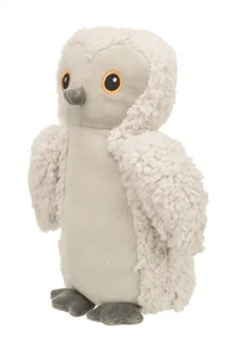 Trixie Be Eco uil Emily hondenspeelgoed 28 cm – gerecycled pluche - Afbeelding 2