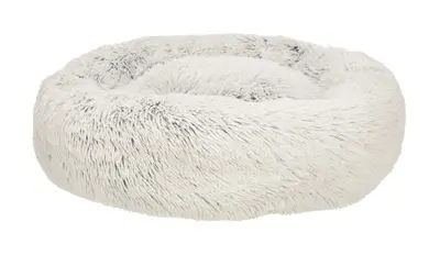 Trixie hondenmand Harvey rond wit-zwart 80 cm – langharig pluche