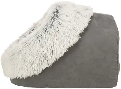 Trixie kattenmand iglo Harvey grijs/wit-zwart 41 x 35 x 26 cm – velours - Afbeelding 9