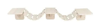 Trixie klim- en klauterladder voor de wand 150 x 30 cm – drie plateaus