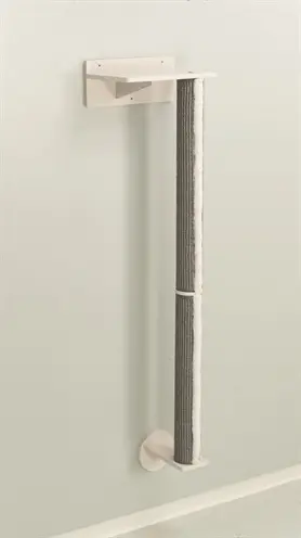 Trixie muurlandschap kat set 1 wit-grijs 35 x 25 x 130 cm – sisal - Afbeelding 2