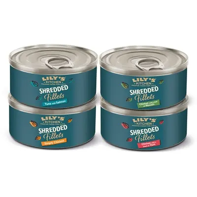 Lily's Kitchen kattenvoer Shredded Fillets multipack 8 x 70 g - Afbeelding 4