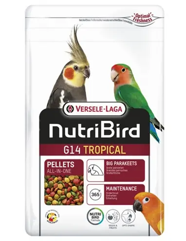 Nutribird G14 Tropical onderhoudsvoeder grote parkieten 1 kg