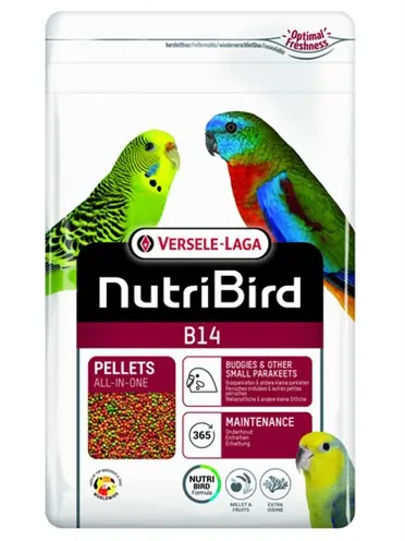 Nutribird B14 onderhoudsvoeder grasparkieten 800 g – pellets