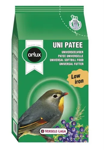 Orlux Uni Patée universeelvoer 1 kg – vruchten- en insectenetende vogels