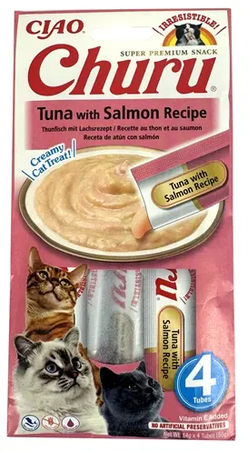 Inaba Churu Tuna 4x14gr - Romige Kattensnack