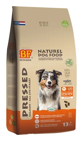 BF Petfood geperst hondenvoer zalm 13,5 kg – graanvrij, hypoallergeen
