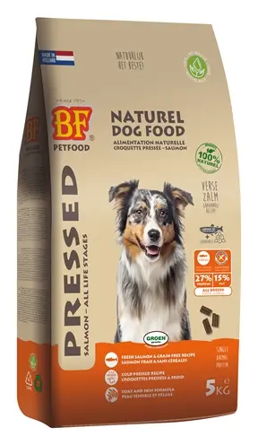 BF Petfood geperst hondenvoer zalm 5 kg – graanvrij, hypoallergeen