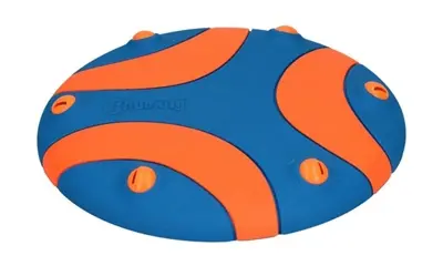 Chuckit Whistle Flight frisbee 23,5 x 23,5 x 5 cm – fluitend, voor honden - Afbeelding 4