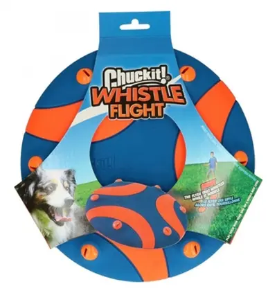 Chuckit Whistle Flight frisbee 23,5 x 23,5 x 5 cm – fluitend, voor honden - Afbeelding 5